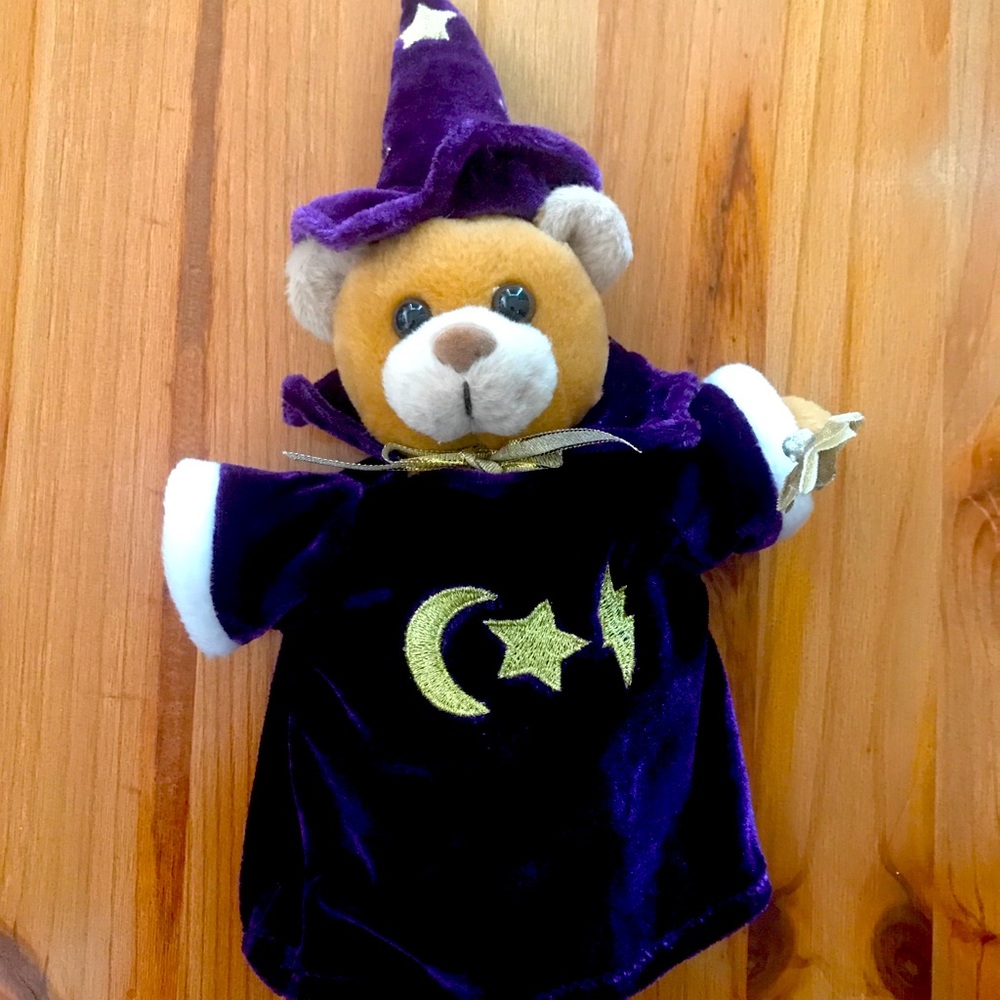 Busch Gardens Wizzer Wizard Bear Plush 5”